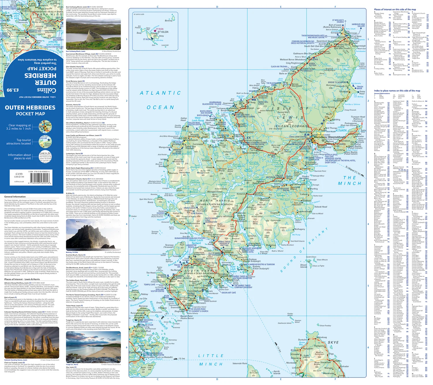 Outer Hebrides Pocket Map: The perfect way to explore the Western Isles (Second edition)