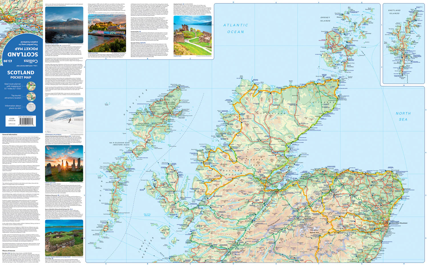 Scotland Pocket Map: The perfect way to explore Scotland