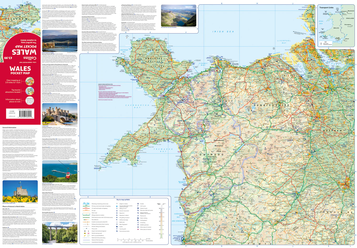 Wales Pocket Map: The perfect way to explore Wales (Second edition)