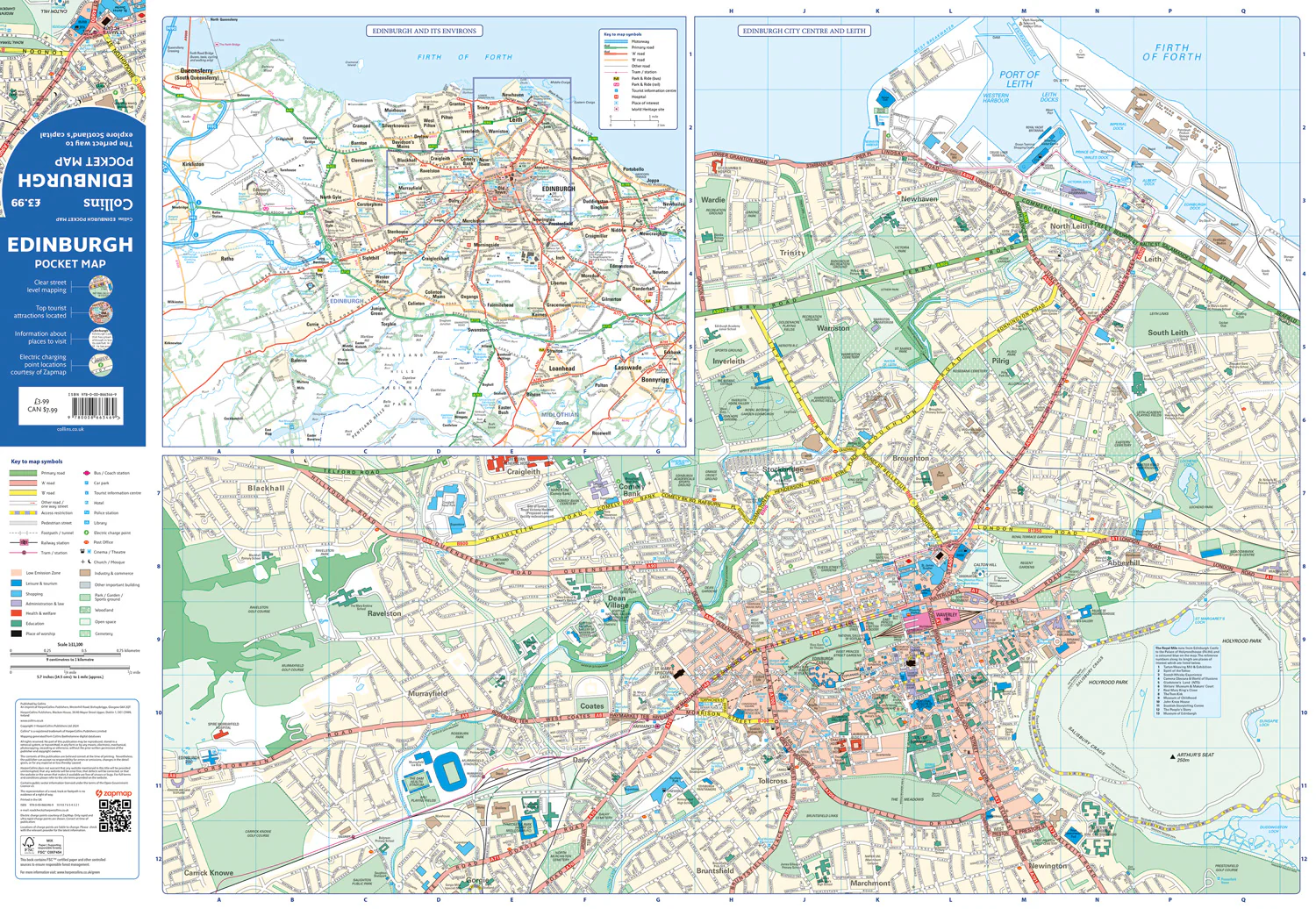 Edinburgh Pocket Map: The perfect way to explore Edinburgh