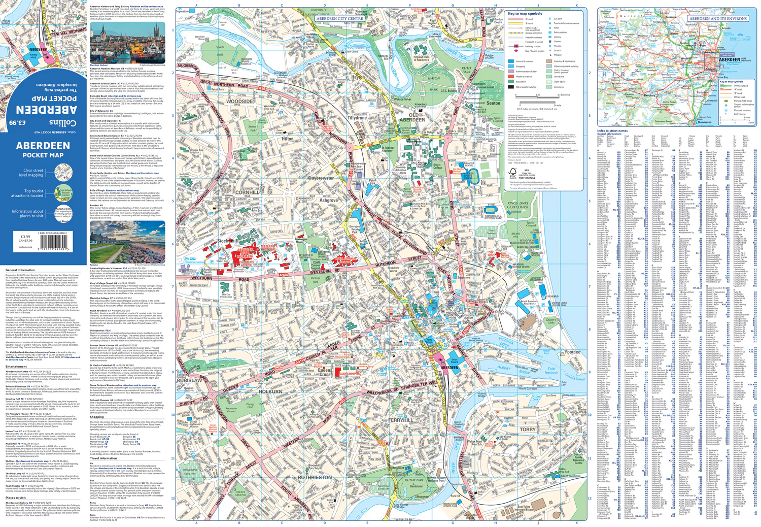 Aberdeen Pocket Map: The perfect way to explore Aberdeen (Second edition)