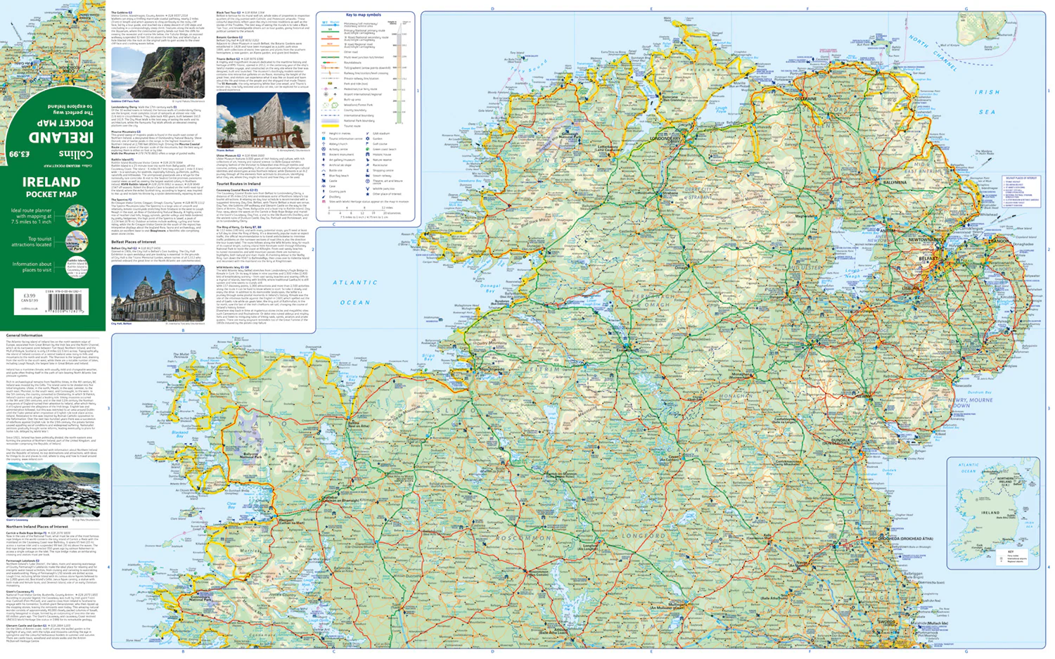 Ireland Pocket Map: The perfect way to explore Ireland (New Fifth edition)
