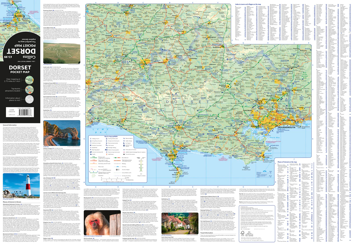 Dorset Pocket Map: The perfect way to explore Dorset