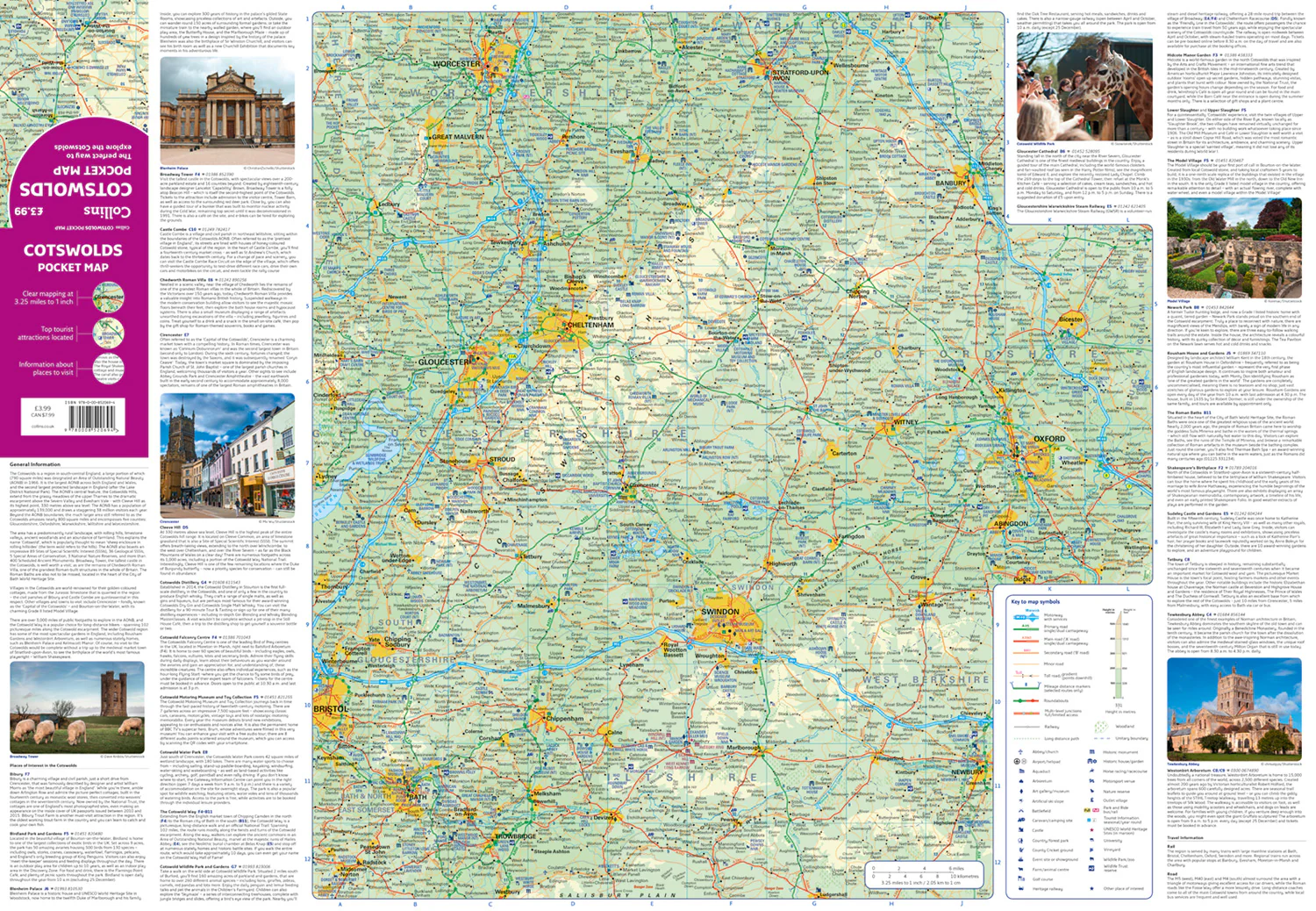 Cotswolds Pocket Map: The perfect way to explore the Cotswolds