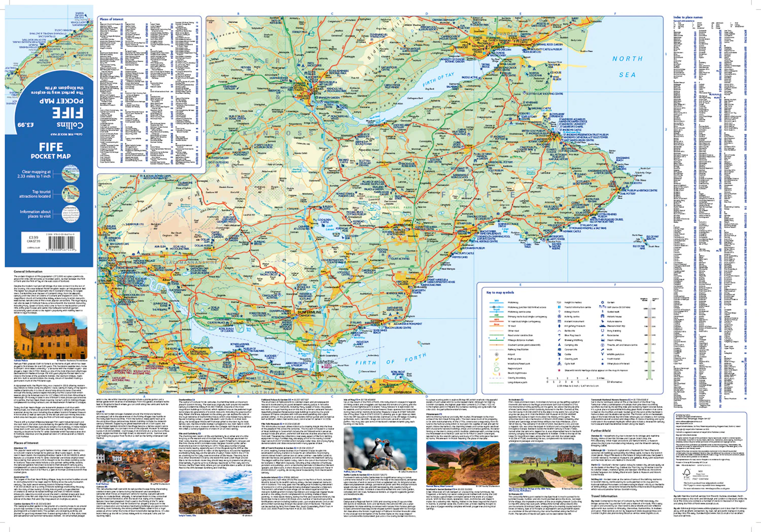 Fife Pocket Map: The perfect way to explore the Kingdom of Fife