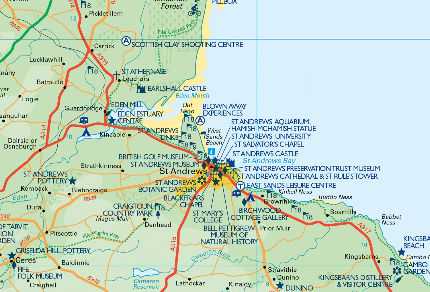 1906-fife-pocket-map-the-perfect-way-to-explore-the-kingdom-of-fife-3.webp Fife Pocket Map: The perfect way to explore the Kingdom of Fife