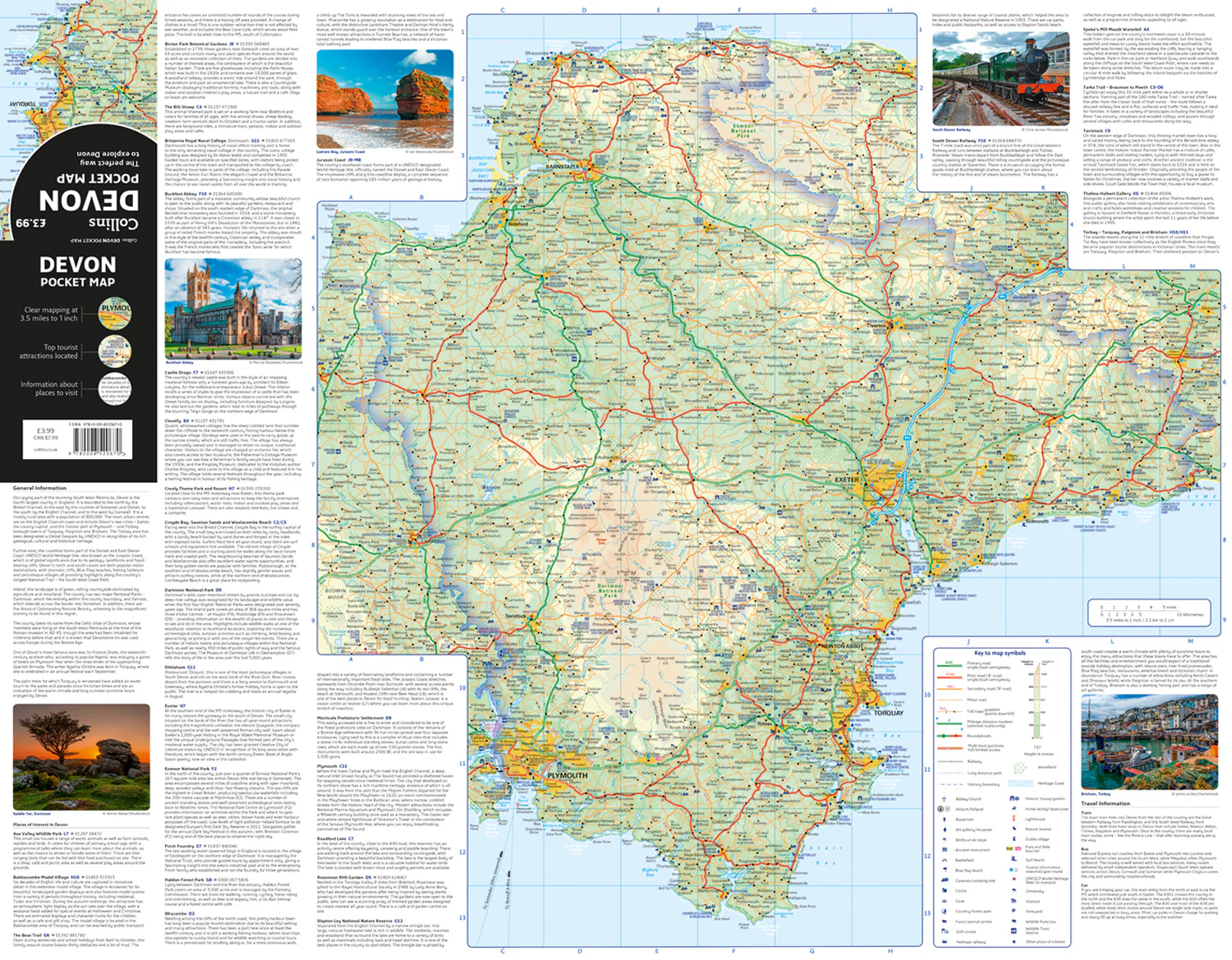 Devon Pocket Map: The perfect way to explore Devon