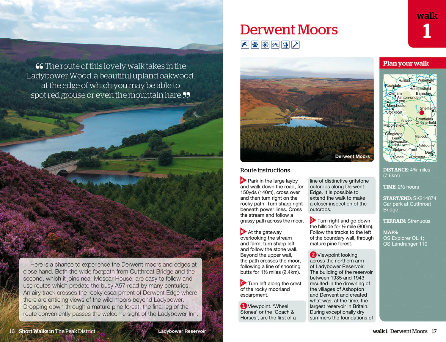 Short walks in the Peak District: Guide to 20 local walks (Second edition)