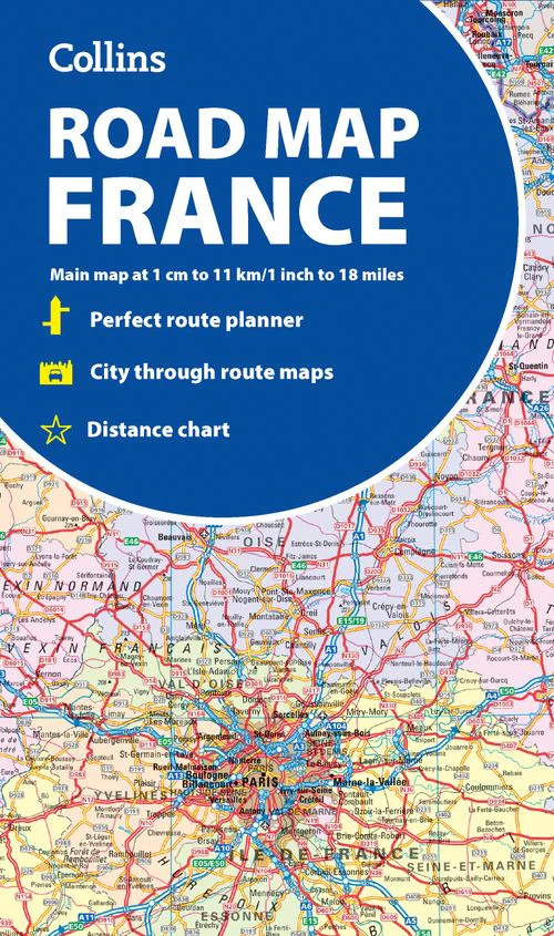 Collins Road Map of France: (New edition)