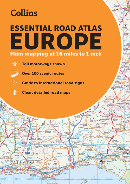 Collins Essential Road Atlas Europe: Clear and detailed map of Europe in handy A4 paperback (New edition)