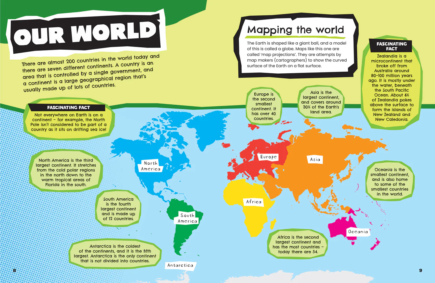 All About - The World: Discover fascinating facts about planet Earth