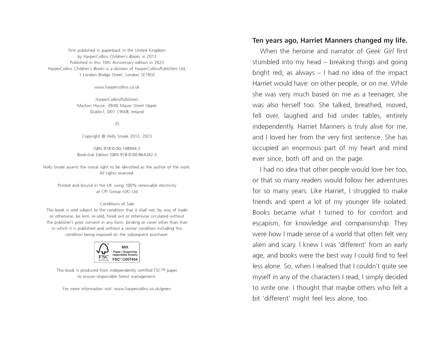 Geek Girl - Geek Girl: (10th Anniversary edition)