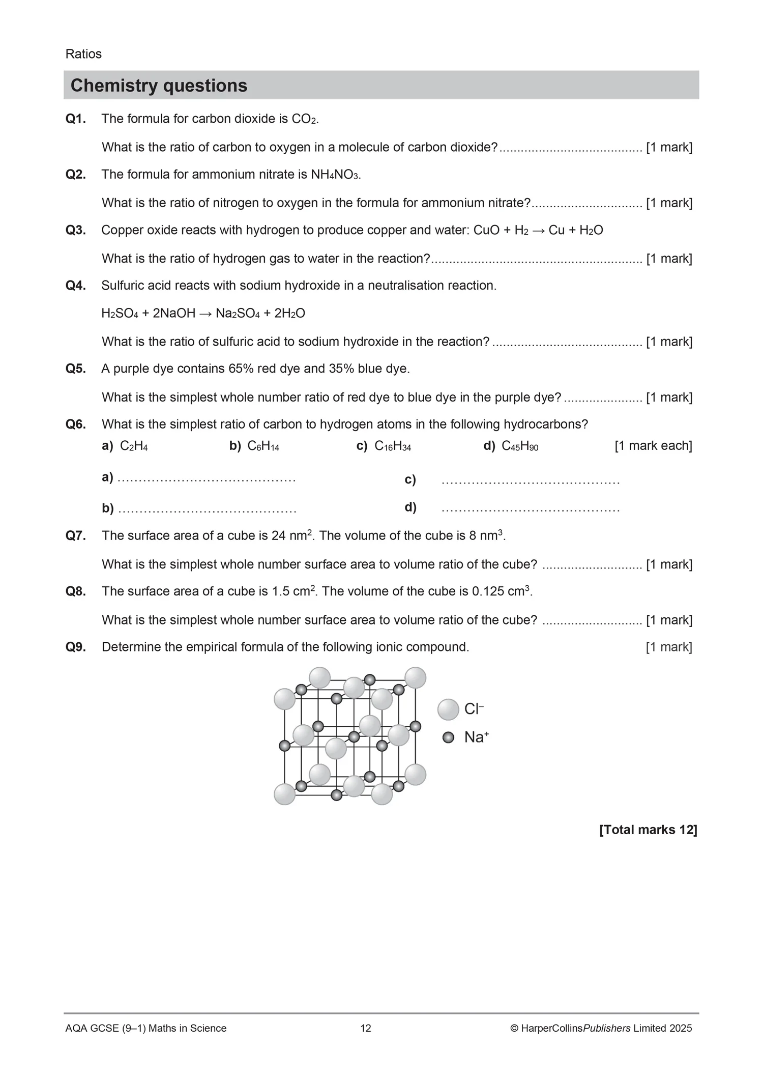 2171-aqa-gcse-science-9-1-maths-in-science-practice-pack-5.webp AQA GCSE Science 9-1 Maths in Science Practice Pack