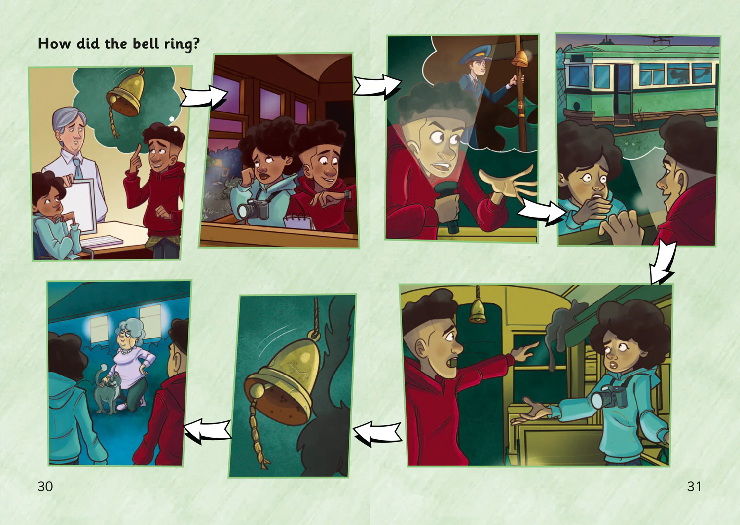 2190-collins-big-cat-phonics-for-letters-and-sounds-age-7-kay-and-aiden-the-tram-bell-band-05-green-4.webp Collins Big Cat Phonics for Letters and Sounds – Age 7+ - Kay and Aiden – The Tram Bell: Band 05/Green