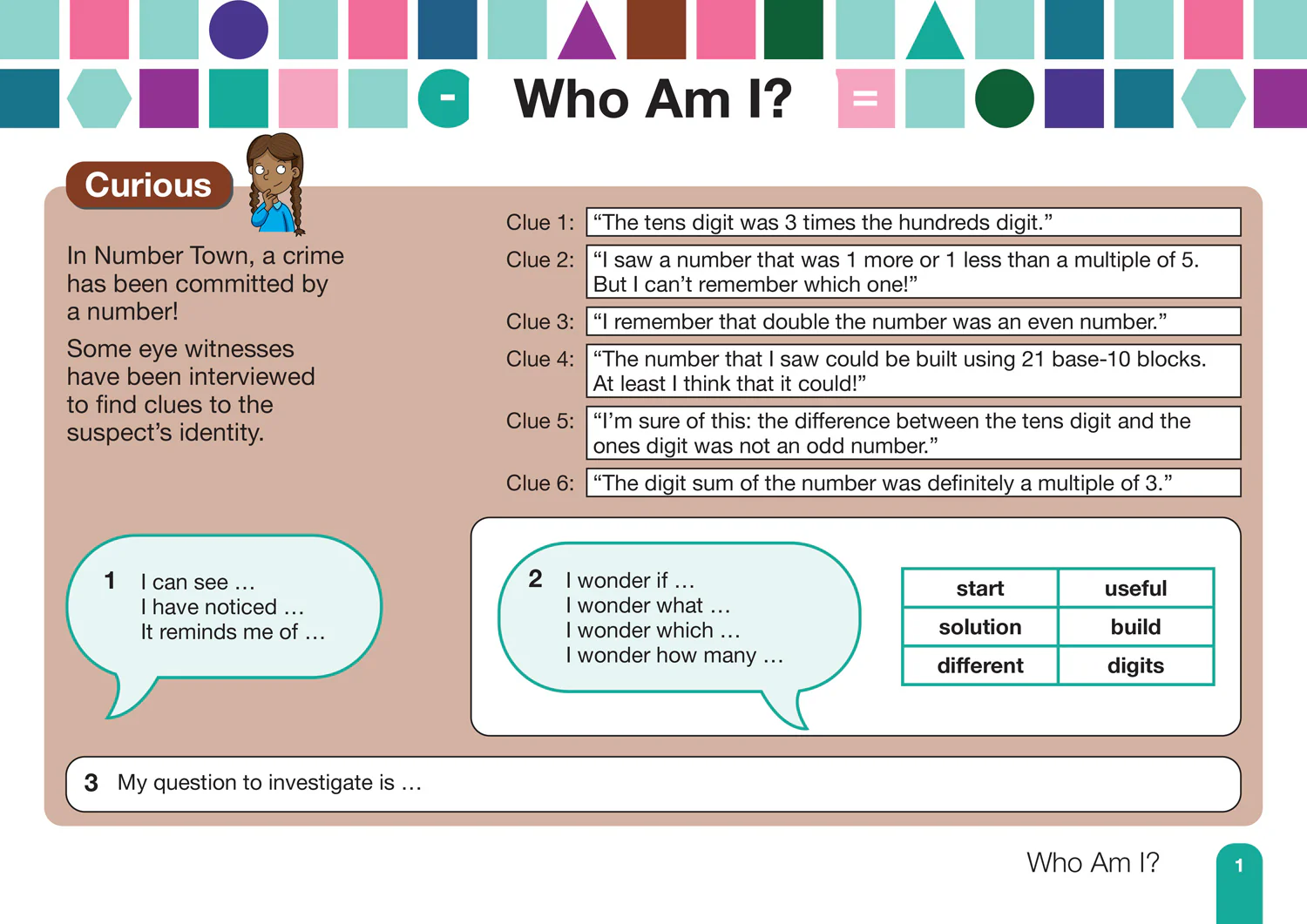 Herts for Learning - Greater Depth Maths Pupil Resource Pack Lower Key Stage 2