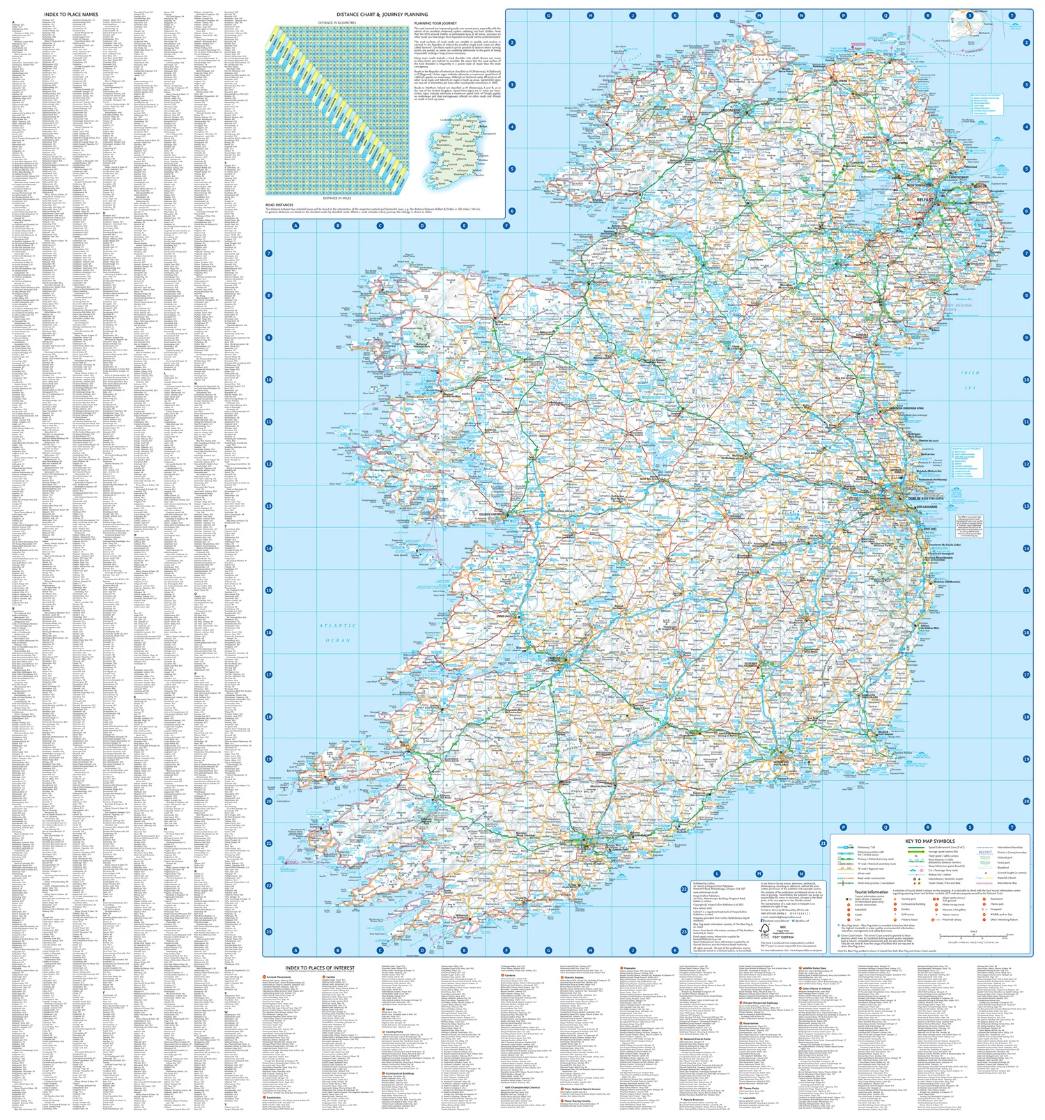 Collins Ireland Touring Map