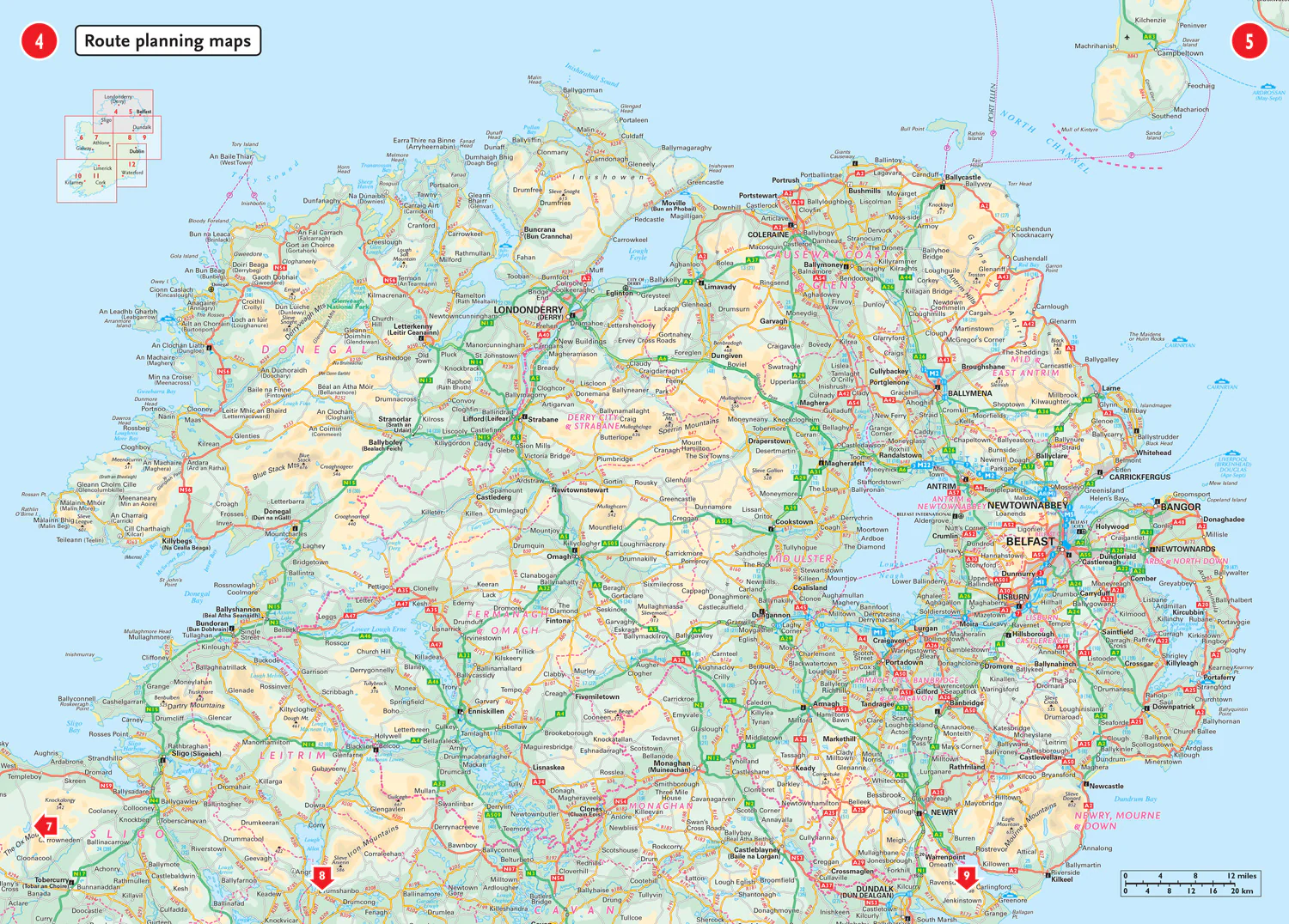 Comprehensive Road Atlas Ireland: (New edition)