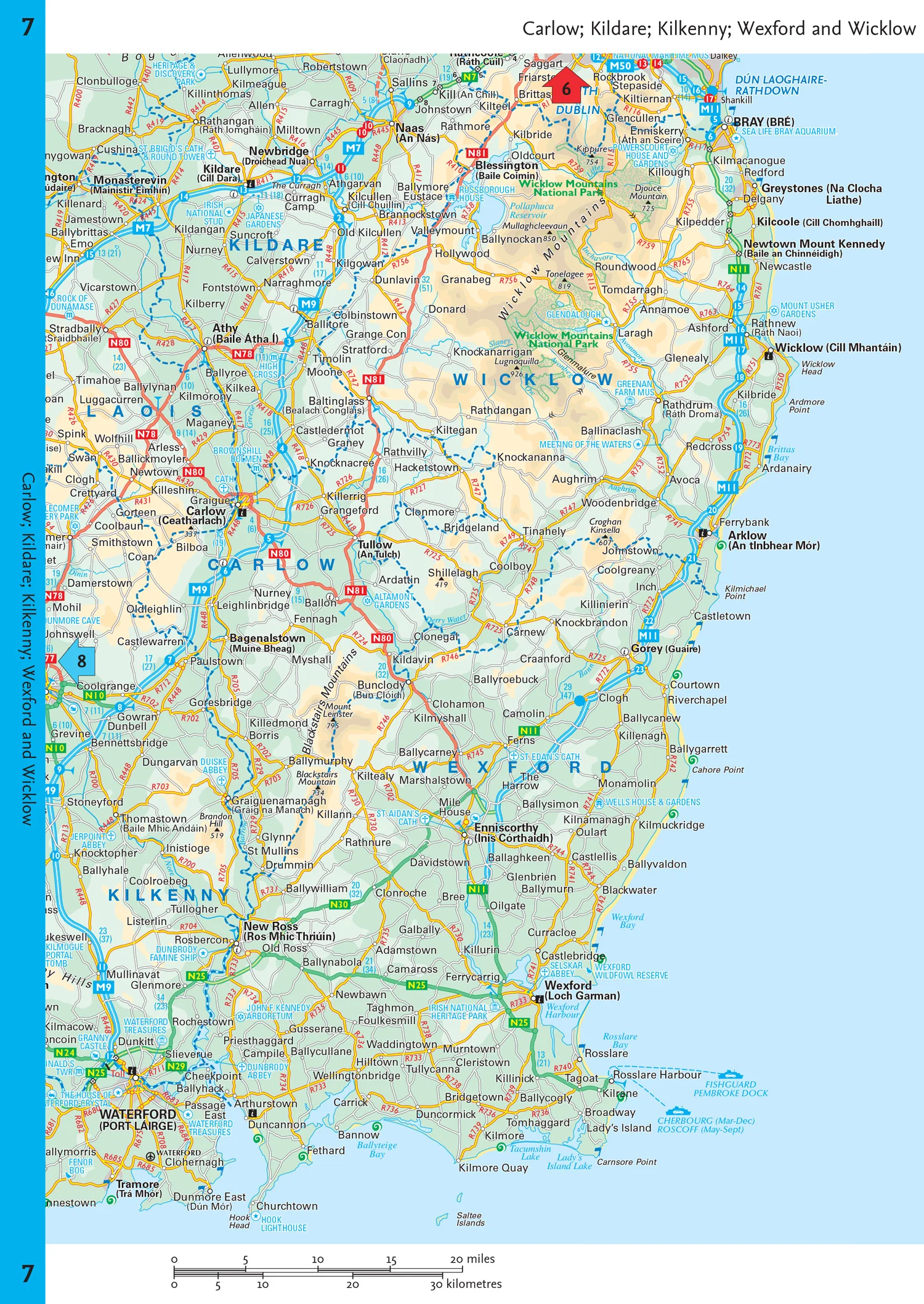 2291-collins-road-atlas-map-of-ireland-handy-ideal-for-route-planning-3.webp Collins Road Atlas - Map of Ireland Handy: Ideal for route planning