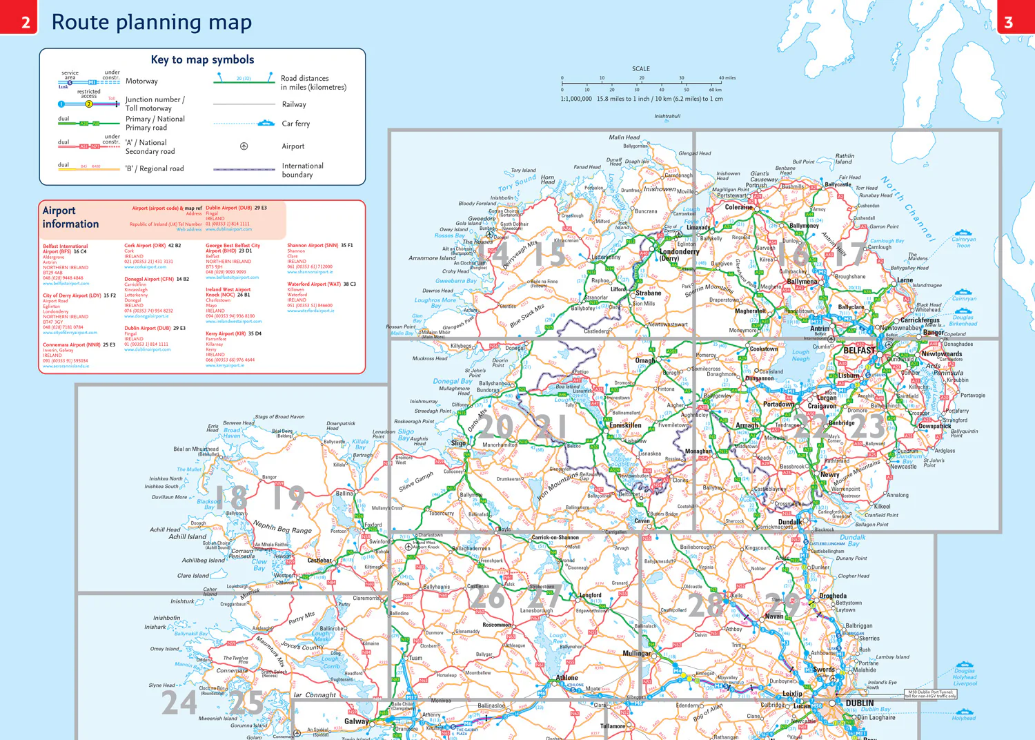 Collins Road Atlas - Road Atlas Ireland: Touring edition A4 Paperback