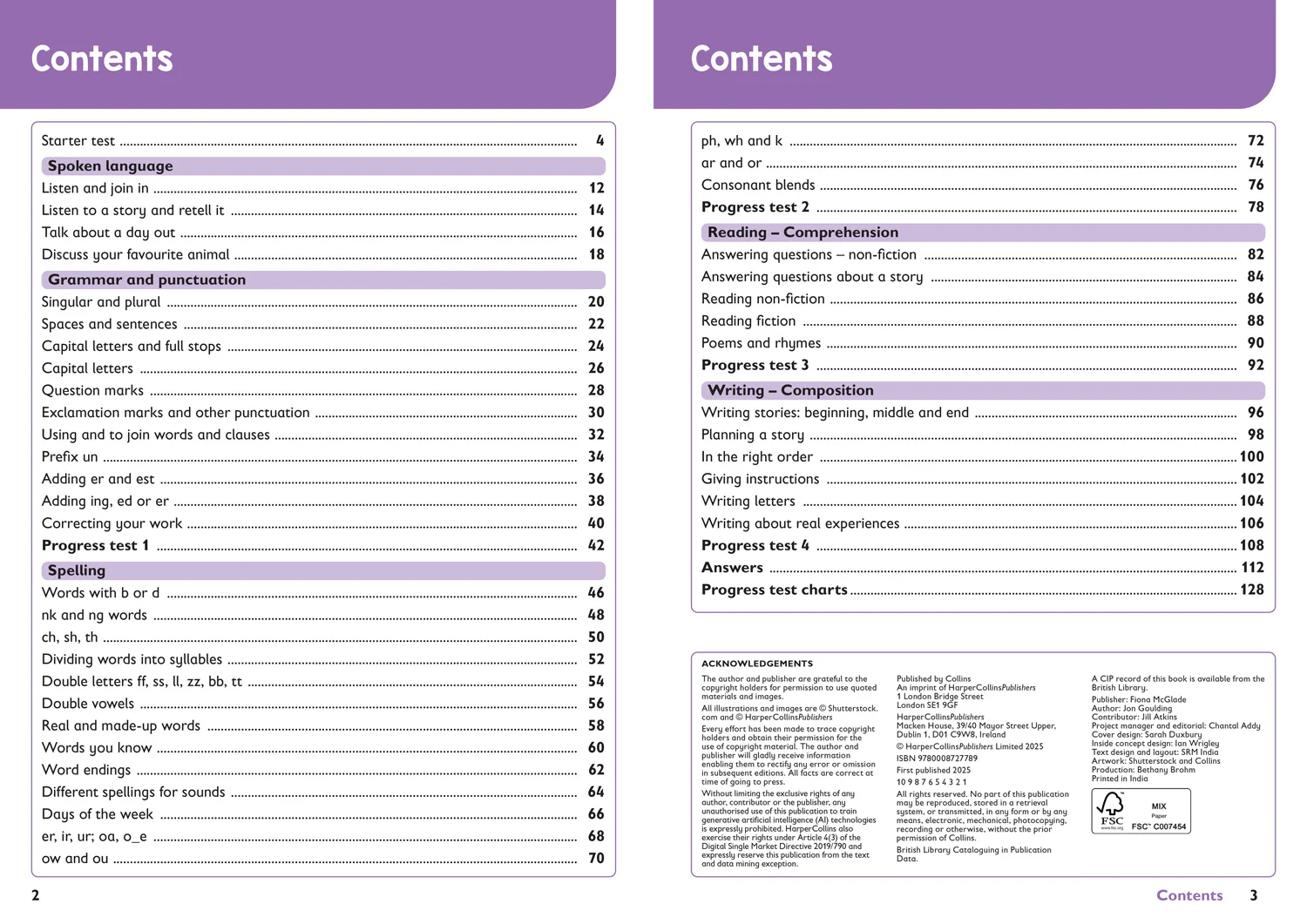 Collins KS1 Practice - Year 1 English Targeted Practice Workbook: Ideal for use at home and school (Second edition)