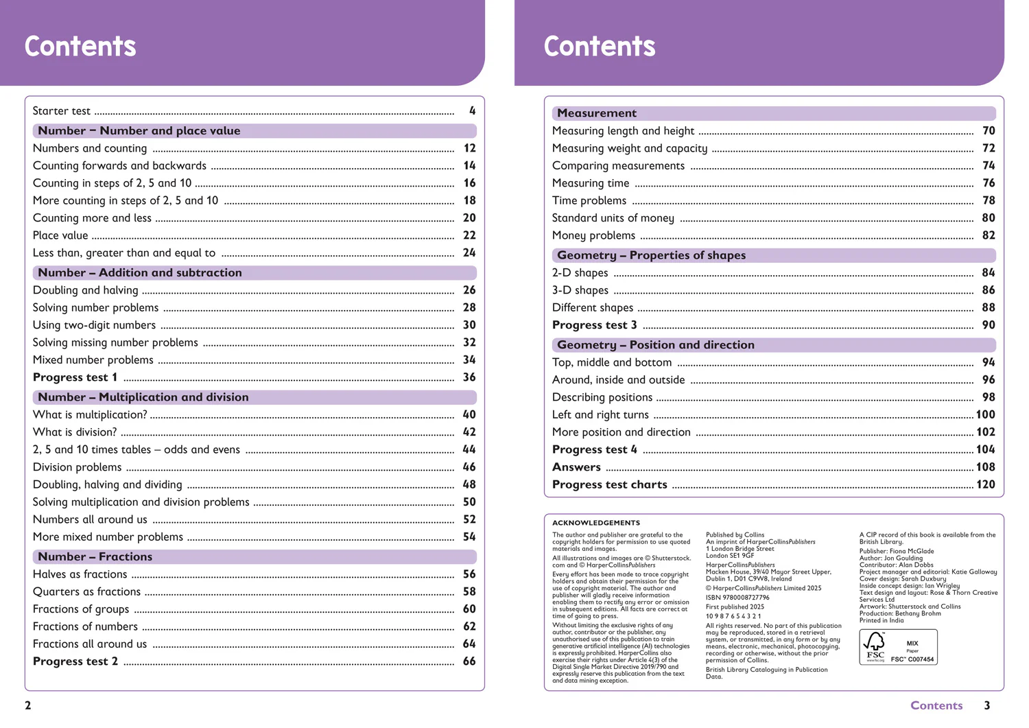 Collins KS1 Practice - Year 1 Maths Targeted Practice Workbook: Ideal for use at home and school (Second edition)