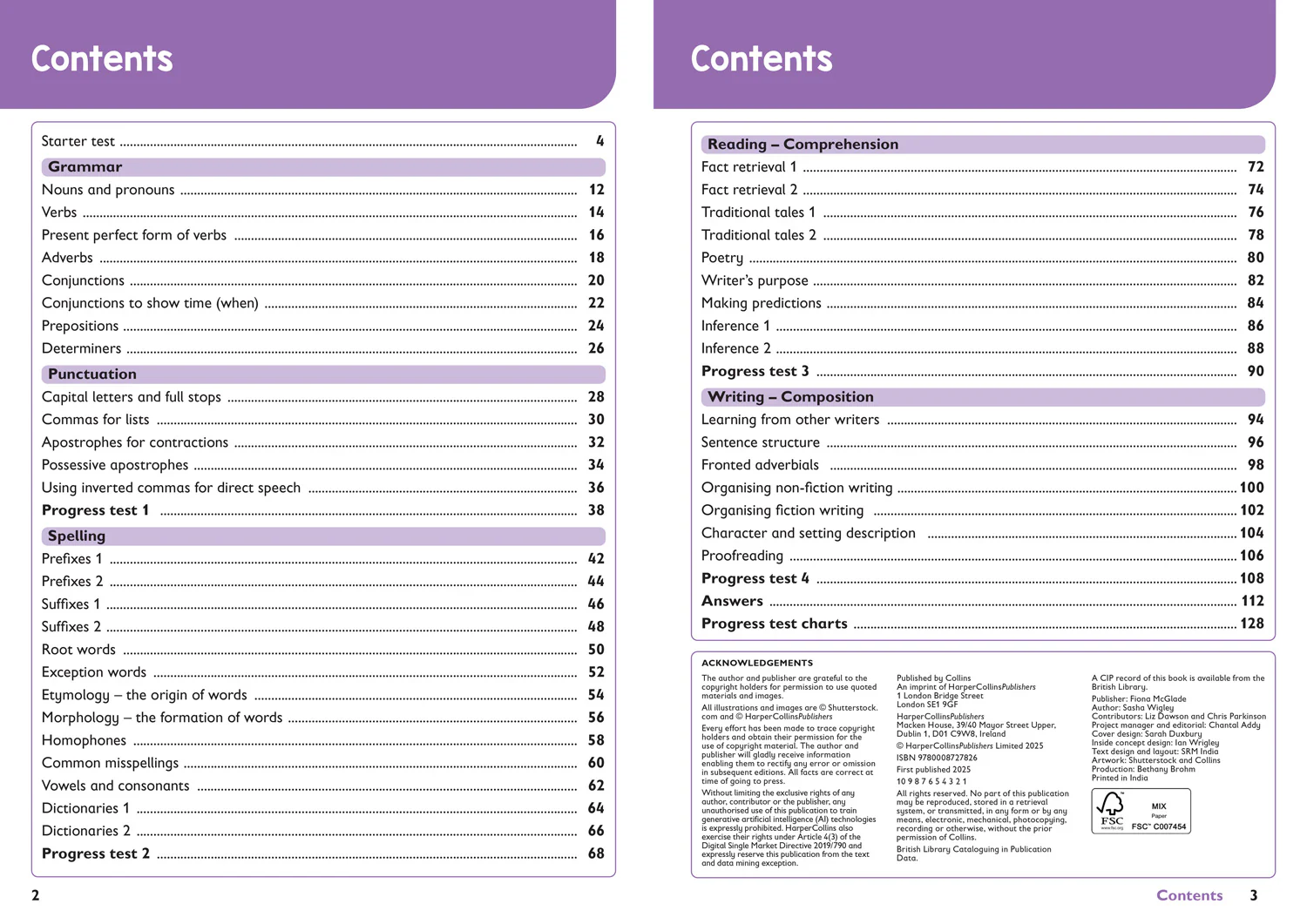 Collins KS2 Practice - Year 3 English Targeted Practice Workbook: Ideal for use at home and school (Second edition)