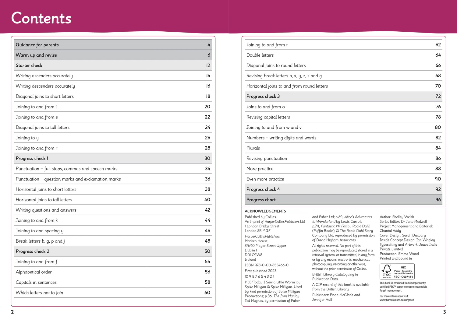 Collins KS2 Practice - Year 3 Handwriting Targeted Practice Workbook: Ideal for use at home