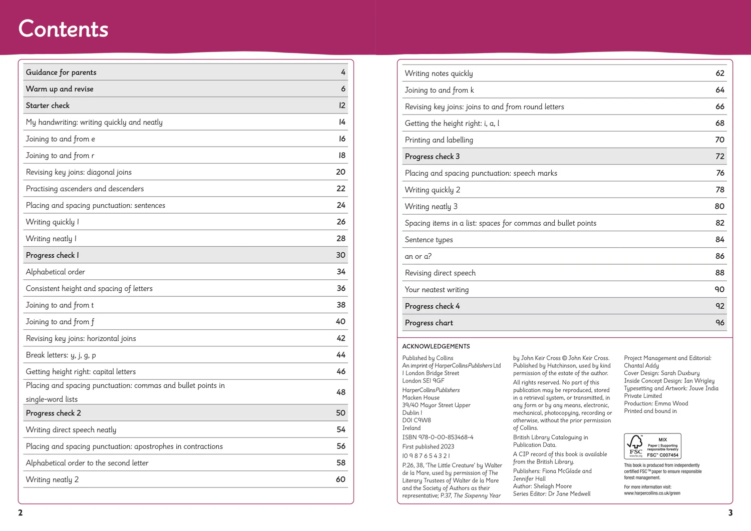 Collins KS2 Practice - Year 5 Handwriting Targeted Practice Workbook: Ideal for use at home