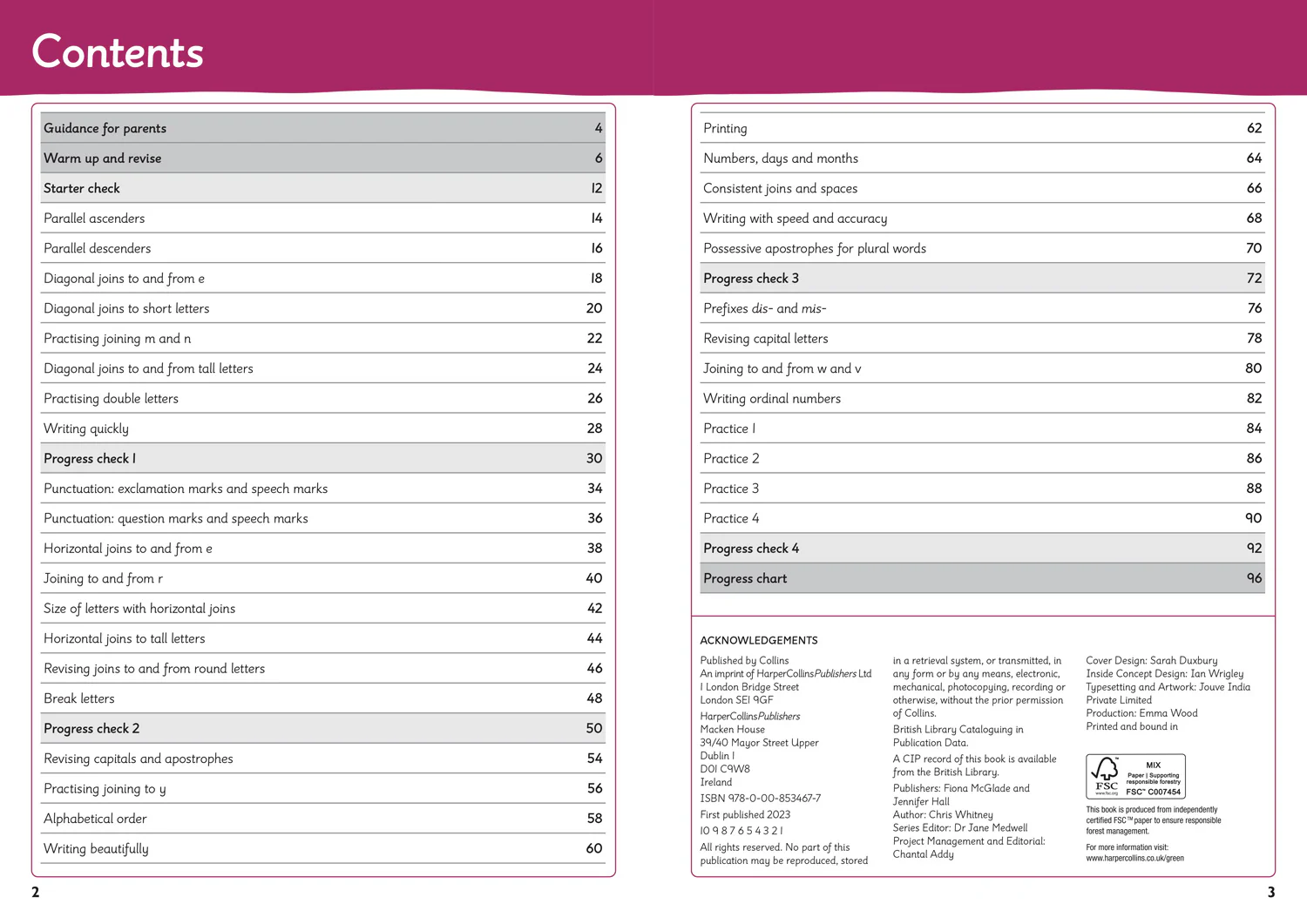 Collins KS2 Practice - Year 4 Handwriting Targeted Practice Workbook: Ideal for use at home