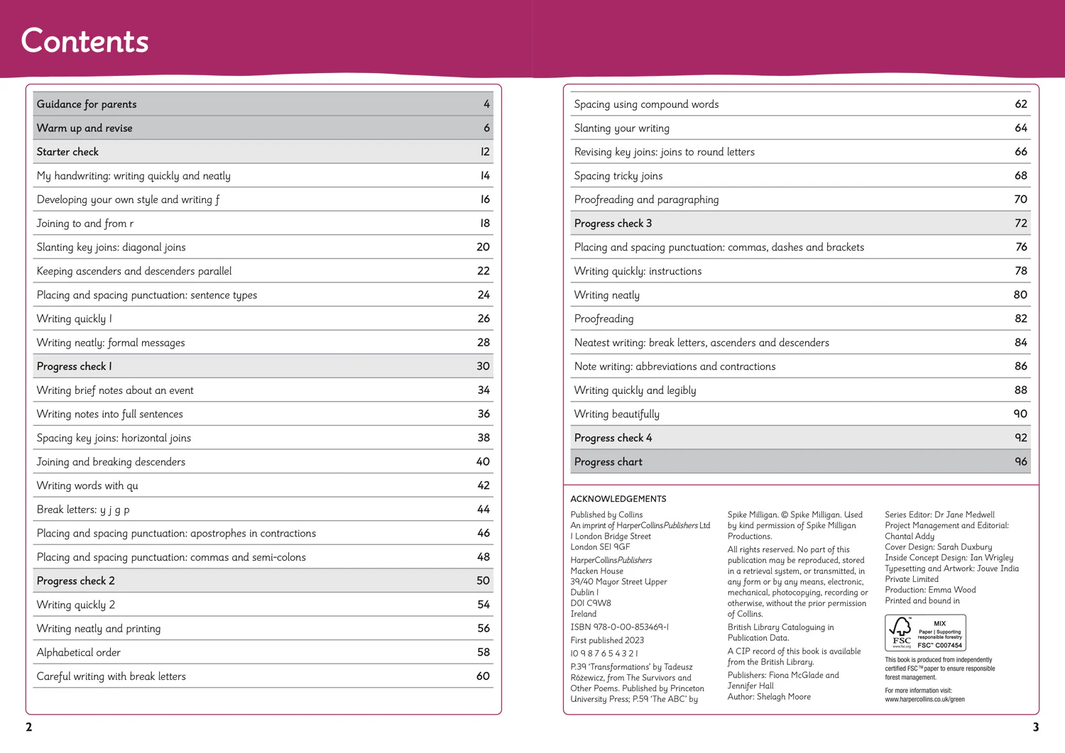 Collins KS2 SATs Practice - Year 6 Handwriting Targeted Practice Workbook: For the 2026 Tests