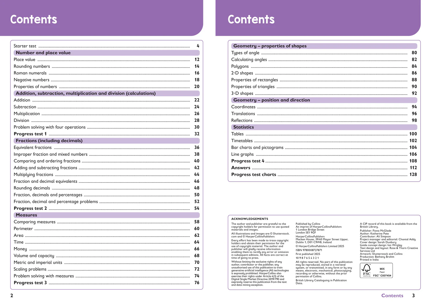 Collins KS2 Practice - Year 5 Maths Targeted Practice Workbook: Ideal for use at home and school (Second edition)