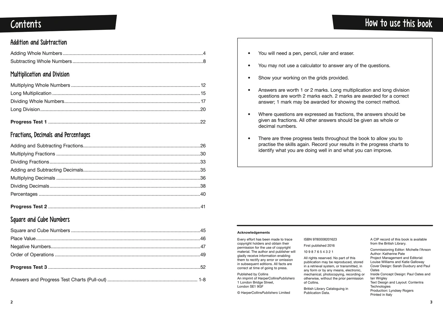 Collins KS2 SATs Practice - KS2 Maths Arithmetic SATs Practice Question Book: for the 2026 tests