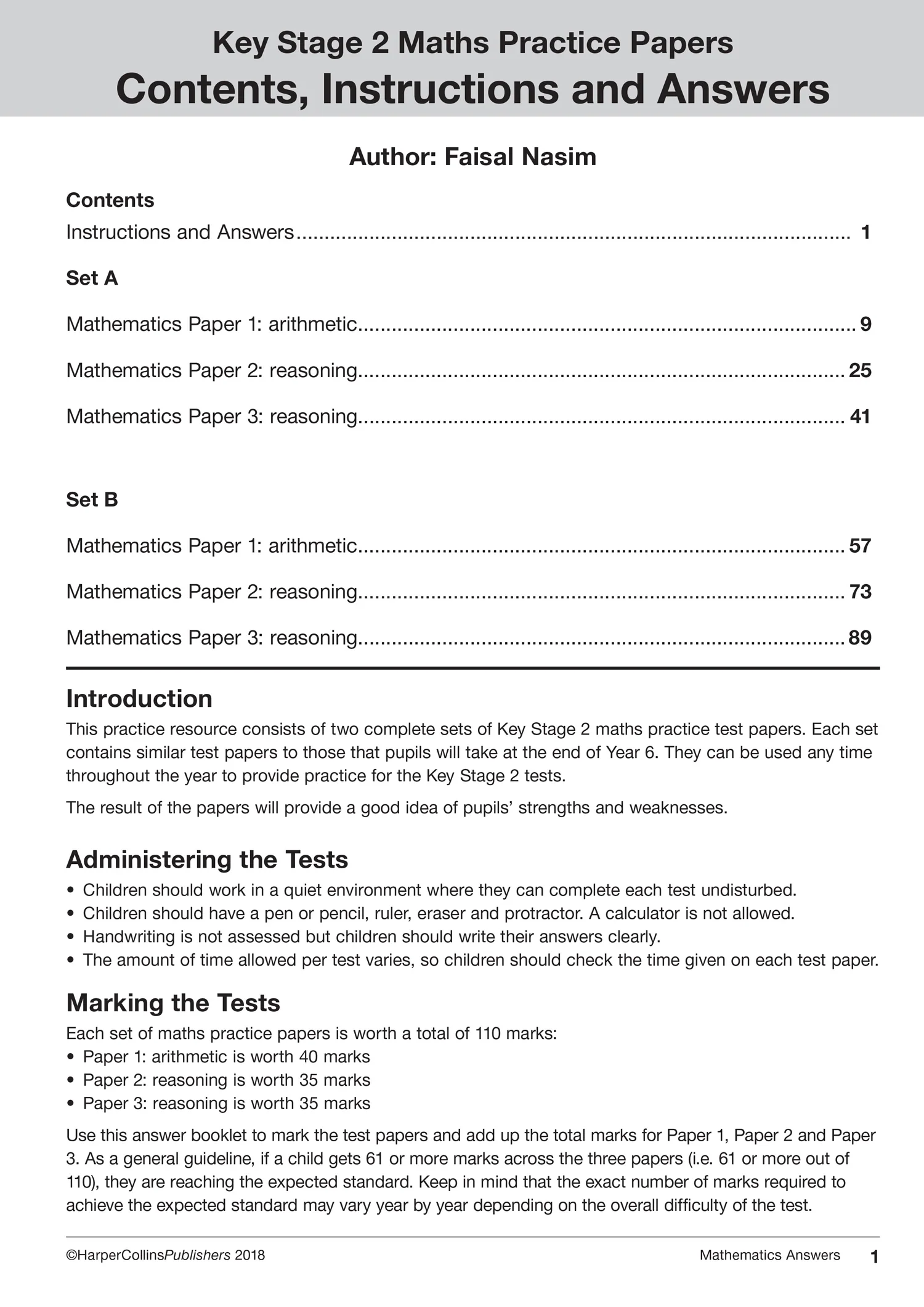 Collins KS2 SATs Practice - KS2 Maths, English and Science SATs Practice Papers: for the 2025 tests