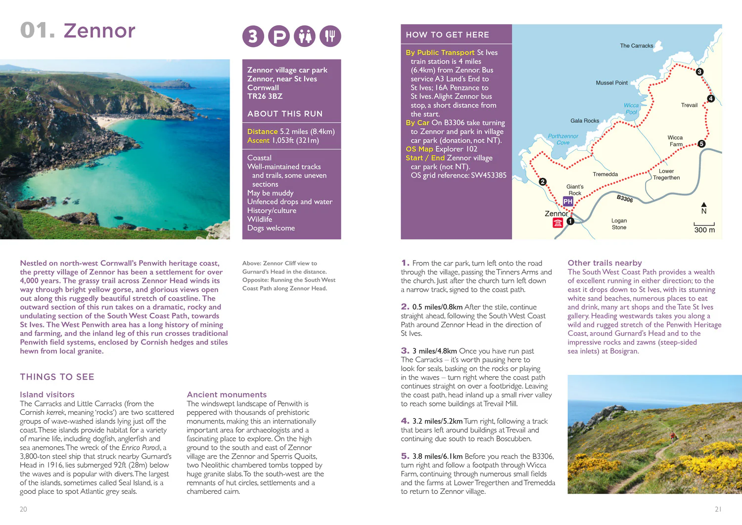 Short Runs in Beautiful Places: 100 Spectacular Routes