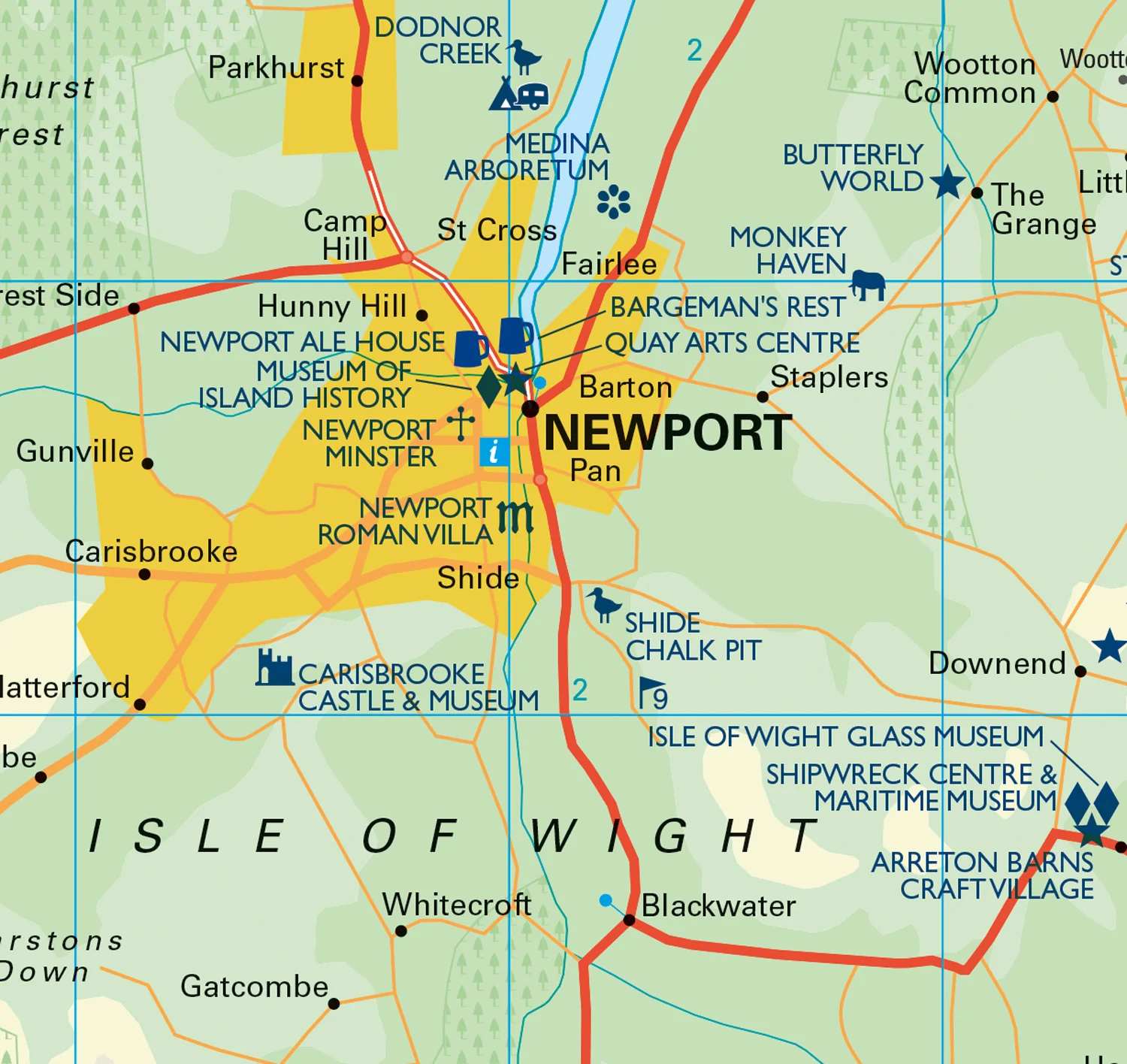 2472-isle-of-wight-pocket-map-the-perfect-way-to-explore-the-isle-of-wight-2.webp Isle of Wight Pocket Map: The perfect way to explore the Isle of Wight