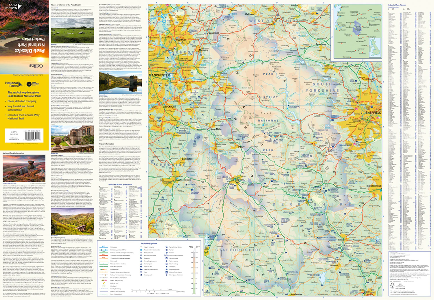 Peak District National Park Pocket Map: The perfect guide to explore this area of outstanding natural beauty