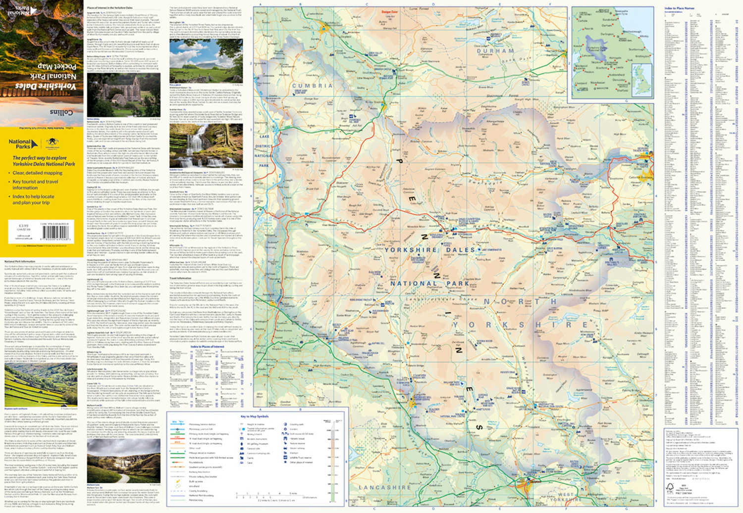 Yorkshire Dales National Park Pocket Map: The perfect guide to explore this area of outstanding natural beauty