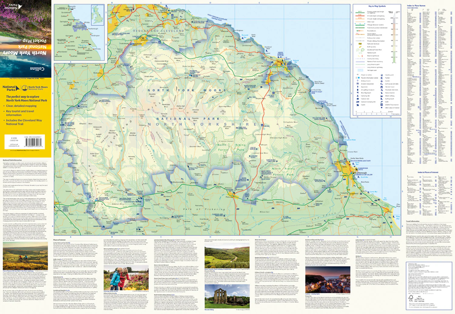 North York Moors National Park Pocket Map: The perfect guide to explore this area of outstanding natural beauty