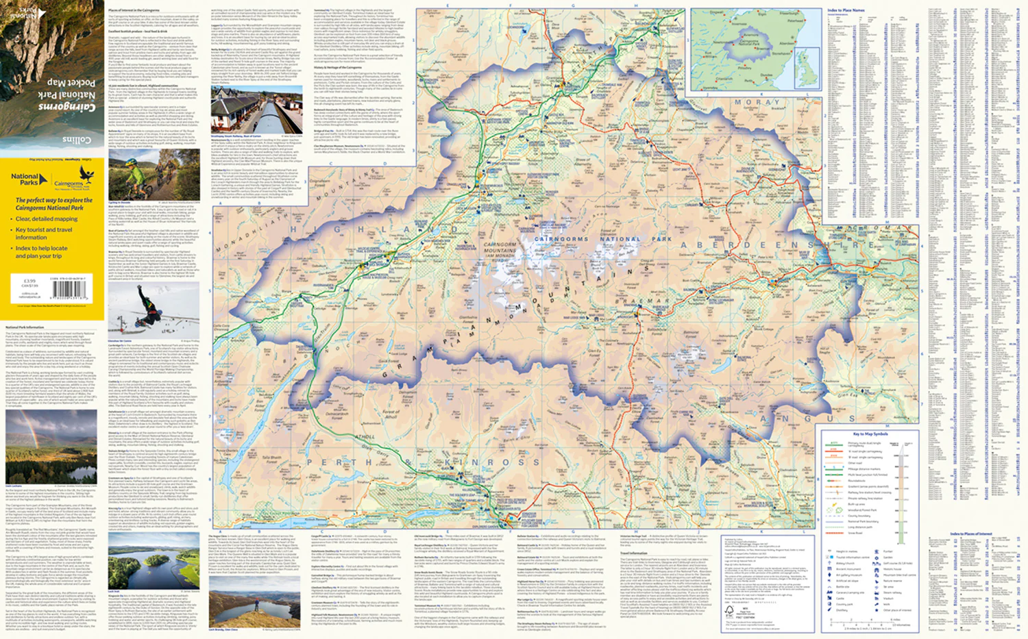 Cairngorms National Park Pocket Map: The perfect guide to explore this area of outstanding natural beauty