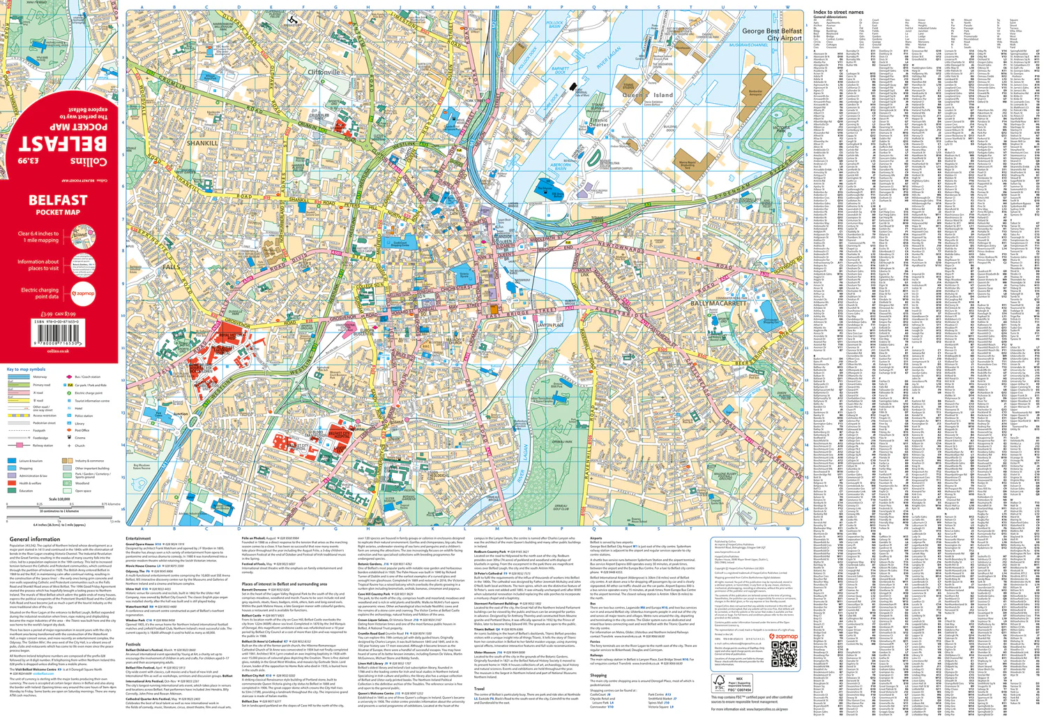 Belfast Pocket Map: The perfect way to explore Belfast