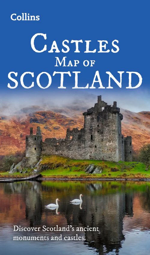 Collins Pictorial Maps - Castles Map of Scotland: Explore Scotland’s ancient monuments