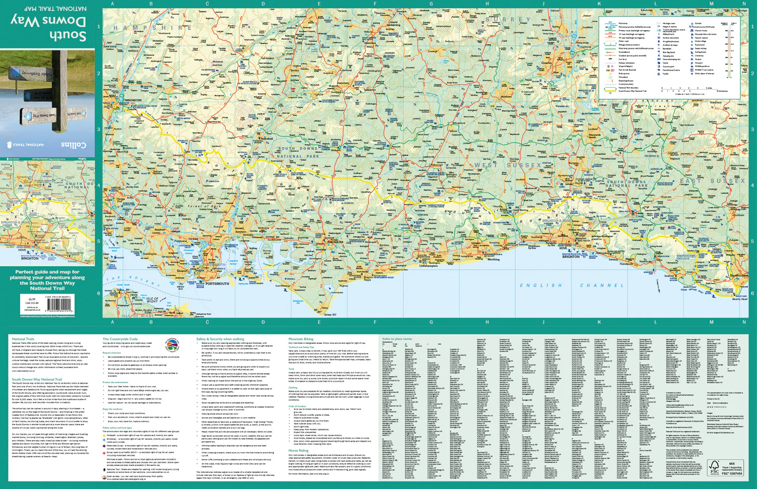 South Downs Way National Trail Map