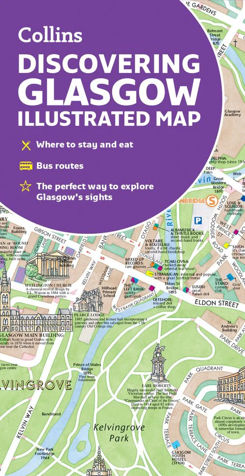 Discovering Glasgow Illustrated Map: Ideal for exploring (Third edition)