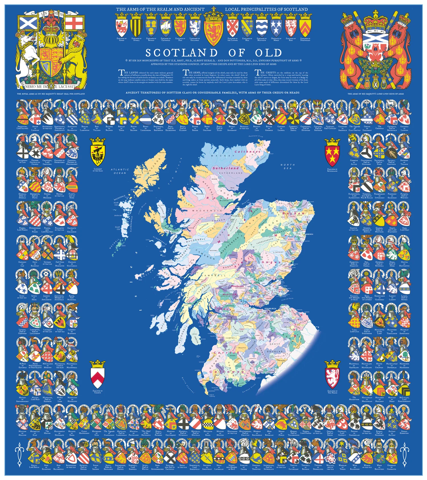 Collins Scotland Clans and Tartans Map: Over 170 arms, official insignia, crests and tartans of Scottish Clans