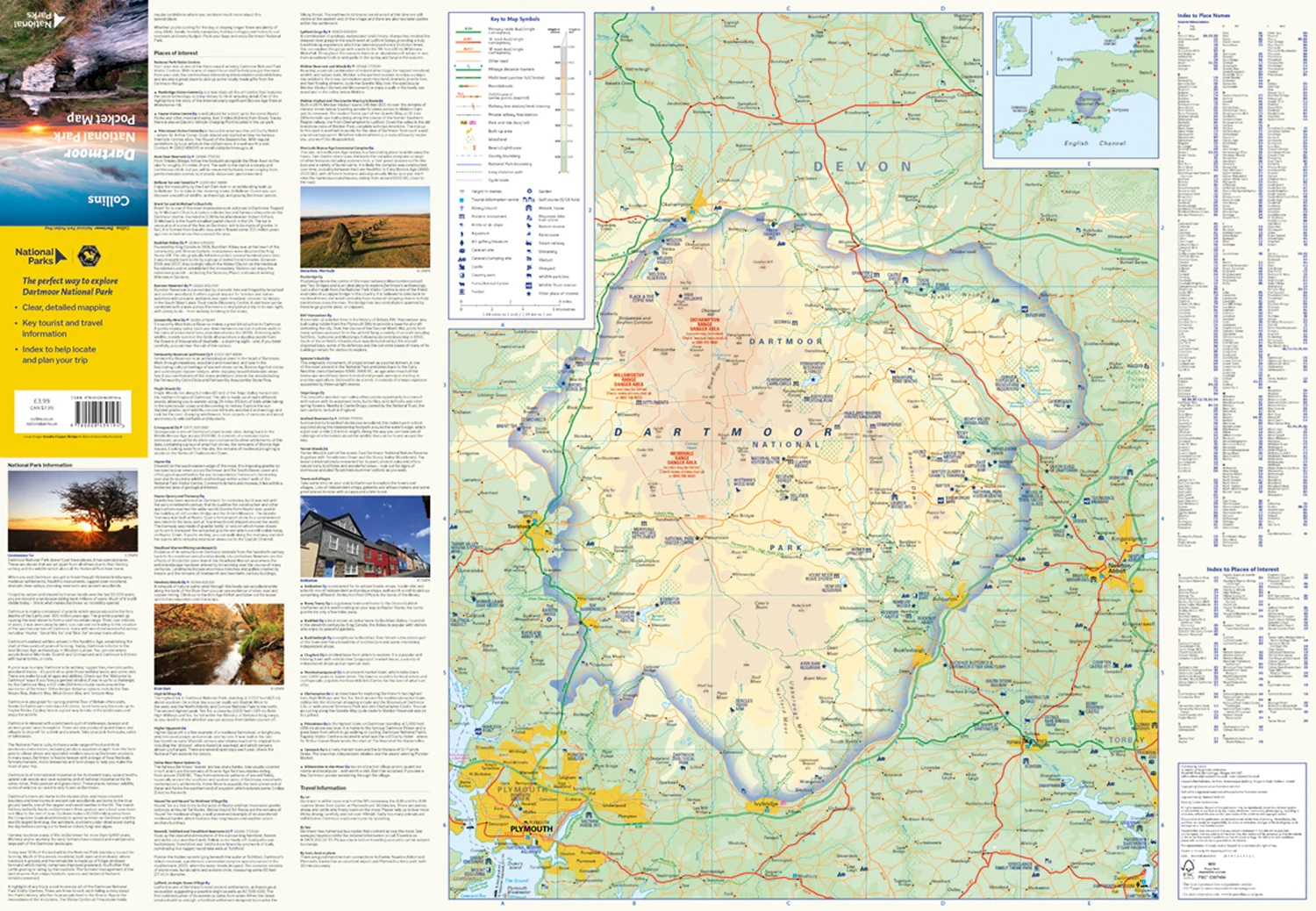 Dartmoor National Park Pocket Map: The perfect guide to explore this area of outstanding natural beauty