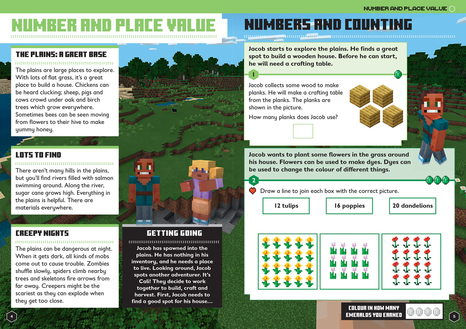 Minecraft Education - Minecraft Maths Ages 5-6: Official Workbook