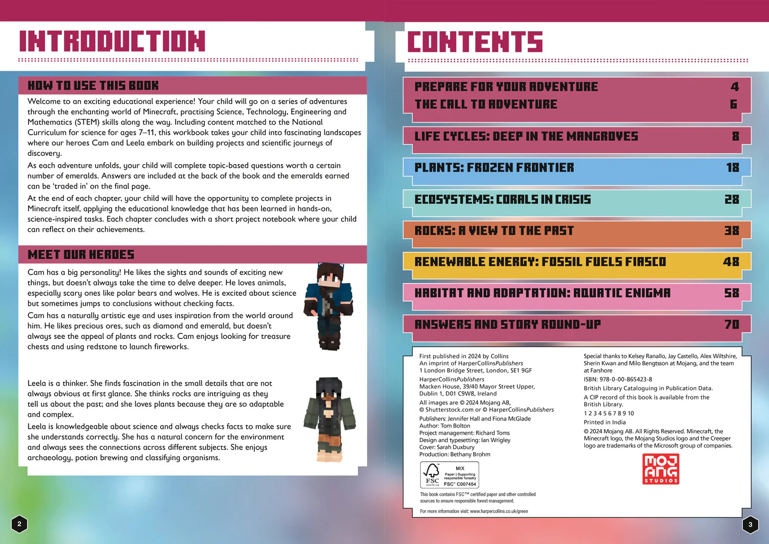 Minecraft Education - Minecraft STEM Science and Environment: Official Workbook