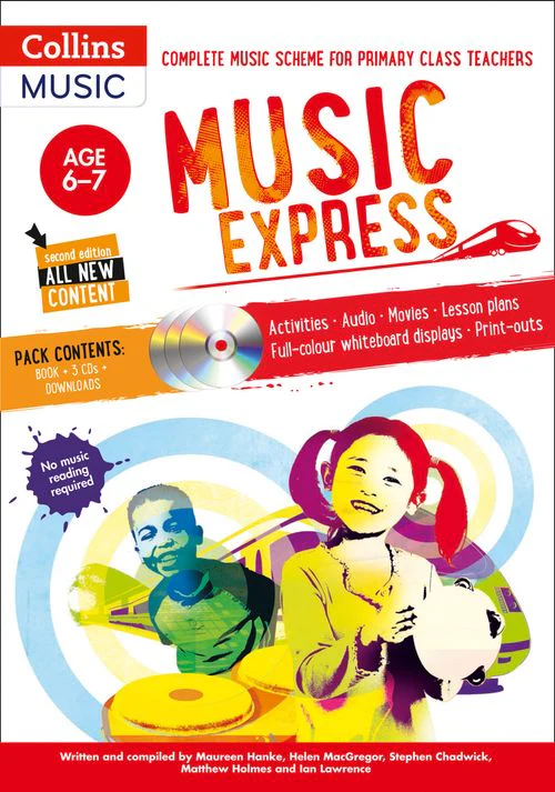 Music Express - Music Express: Age 6-7 (Book + 3CDs): Complete music scheme for primary class teachers (New edition)