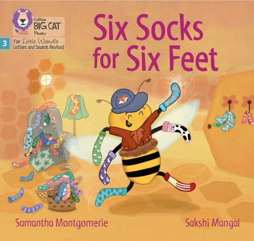 Big Cat Phonics for Little Wandle Letters and Sounds Revised - Six Socks for Six Feet: Phase 3 Set 1