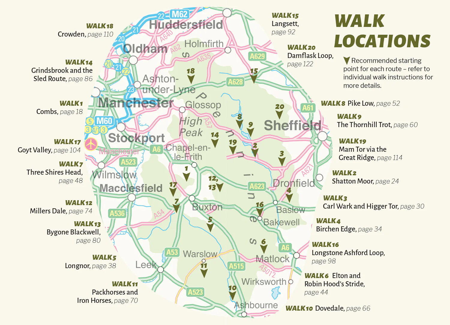 Peak District Park Rangers Favourite Walks: 20 of the best routes chosen and written by National park rangers